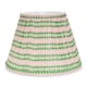image 1 of ValueLights Riza Taper Pink Aztec Pleat Small Lamp Shade & Bulb | Pink