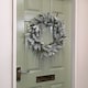 image 6 of 45cm Snow Flocked Wreath 84 Mixed PE/PVC Tips