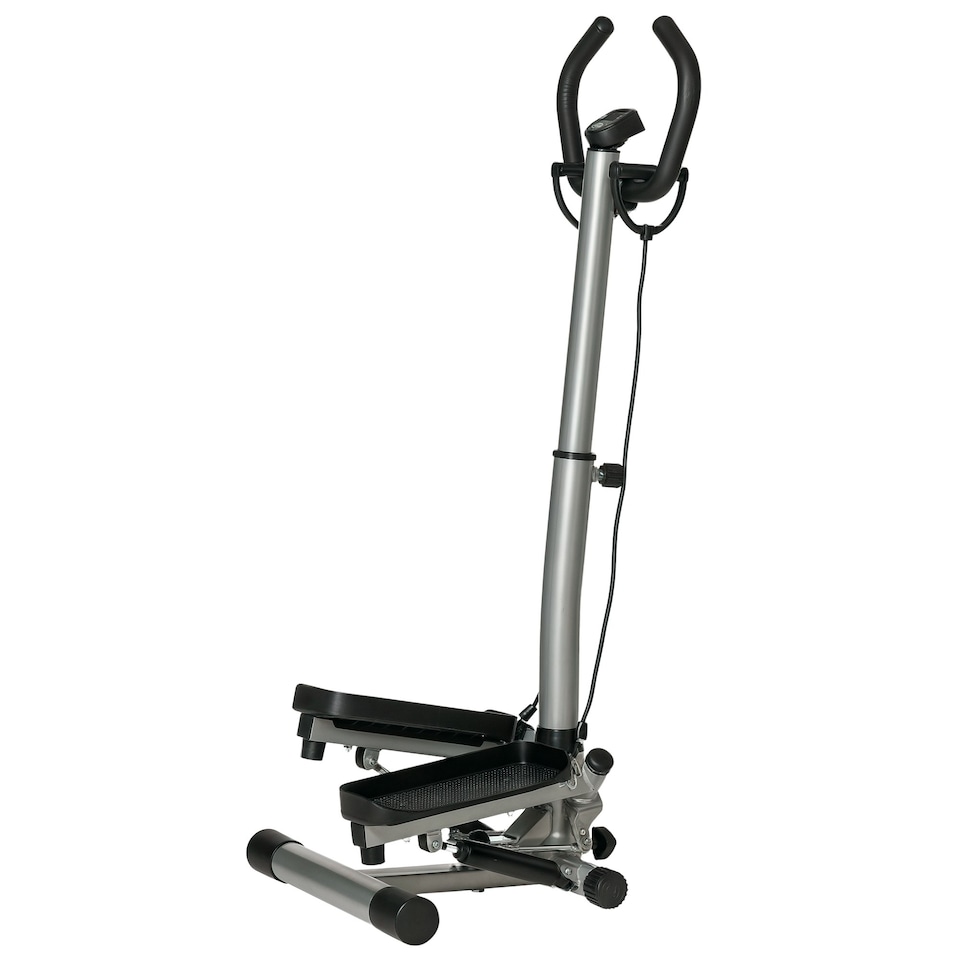 image 1 of HOMCOM Adjustable Twist Stepper Step Machine For Home Gym Aerobic Workout