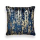 image 2 of BHS Foil Print Cushion, Navy & Gold
