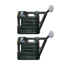 2 of 6.5L Ward Garden Watering Can With Rose - Green