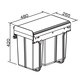image 2 of FittingsCo, Heron Under Counter Waste Bin 30 L (1x20L + 1x10L) Base Mounted for 300mm Cabinet