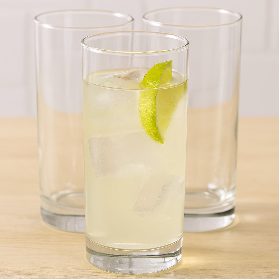 image 1 of Liberty Highball Cocktail Drinking Glasses 295ml Tall Bar Drinkware Set | Clear | Set of 6