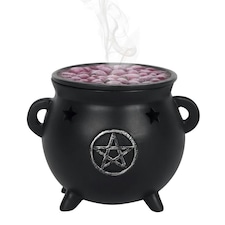 Something Different Pentagram Incense Cone Holder - Black/Silver - One Size