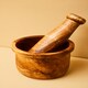 image 2 of Interiors By Premier Kora Acacia Wood Mortar and Pestle Set, Durable 13cm Eco-Friendly Spice Grinder for Kitchen