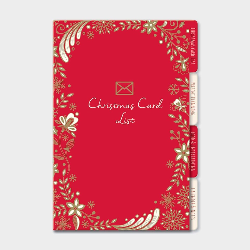 image 1 of Rachel Ellen A5 Christmas Organiser Book - 5 Year Planner