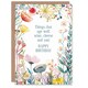 image 1 of Greeting Card You Age Well Like Wine Cheese Floral Flowers Birthday