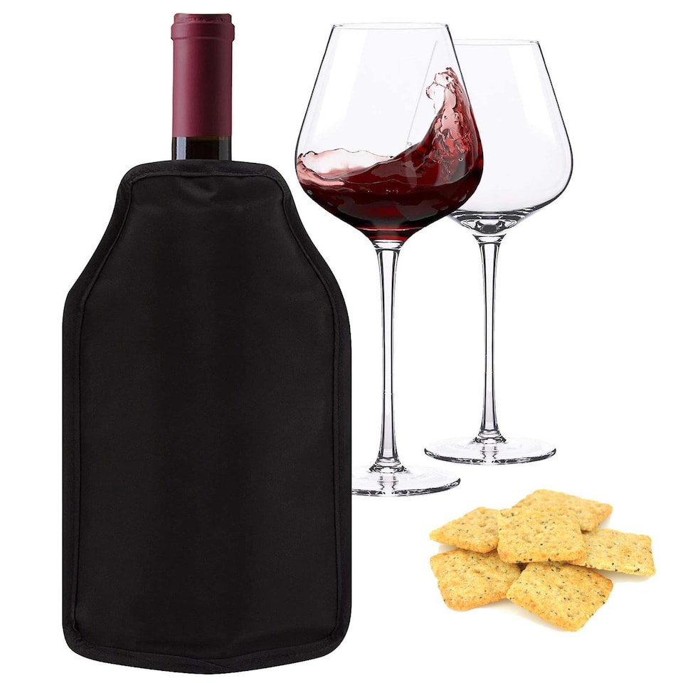 image 1 of GEEZY Wine Bottle Insulated Cooler Sleeve