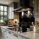 image 2 of Art Deco Retro Splash Back | White