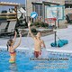 image 4 of COSTWAY Basketball Hoop Backboard Adjustable Basketball Goal System Blue | Standard