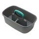 image 2 of JVL Car and Bike Care Cleaning Storage Caddy with Handle, Grey