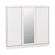 image 1 of Nevada 3 Door Sliding Wardrobe - L62 x W242.5 x H194 cm - White Gloss White