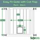 image 3 of Bettacare Pet Gate with Lockable Cat Flap, 75cm - 83cm, White, 75cm in Height
