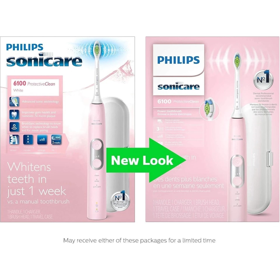 image 1 of Philips Sonicare ProtectiveClean 6100 Rechargeable Electric Toothbrush