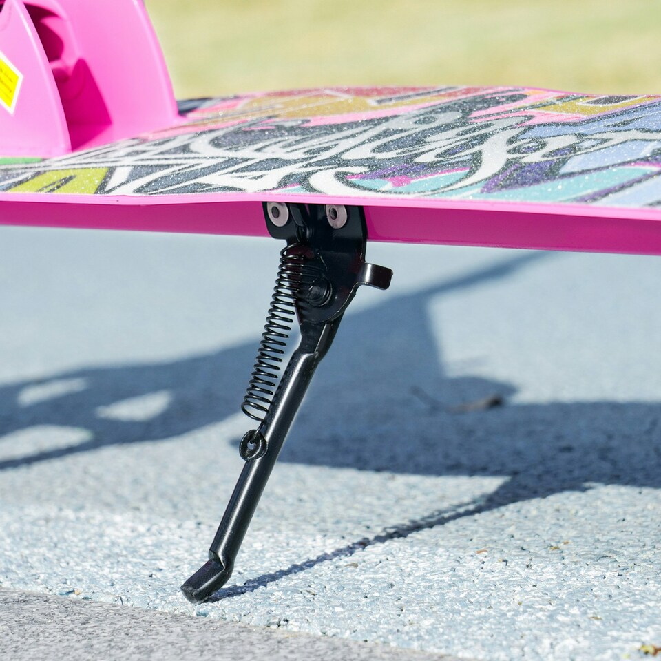 image 1 of AIYAPLAY Kids Scooter, Foldable Kick Scooter w/ Adjustable Handlebar, Pink | Pink