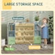 image 3 of AIYAPLAY Kids Bookshelf and Toy Storage Organiser with 8 Removable Storage Bins, Toy Organisers with Bookshelf for Playroom, Nursery, Kids Room, White