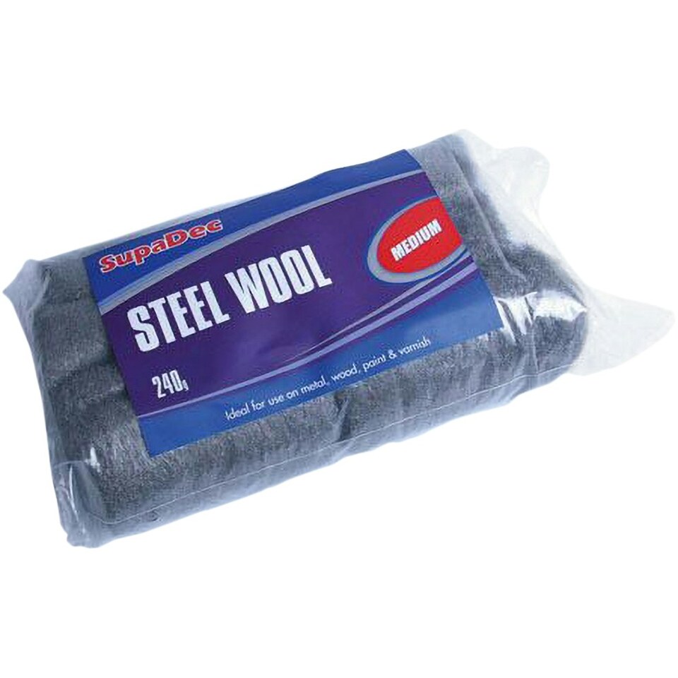 SupaDec Coarse Steel Wool - Grey - One Size