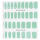 image 3 of Nail Sticker (blue) - # Jade Syrup Nail - 32pcs Blue