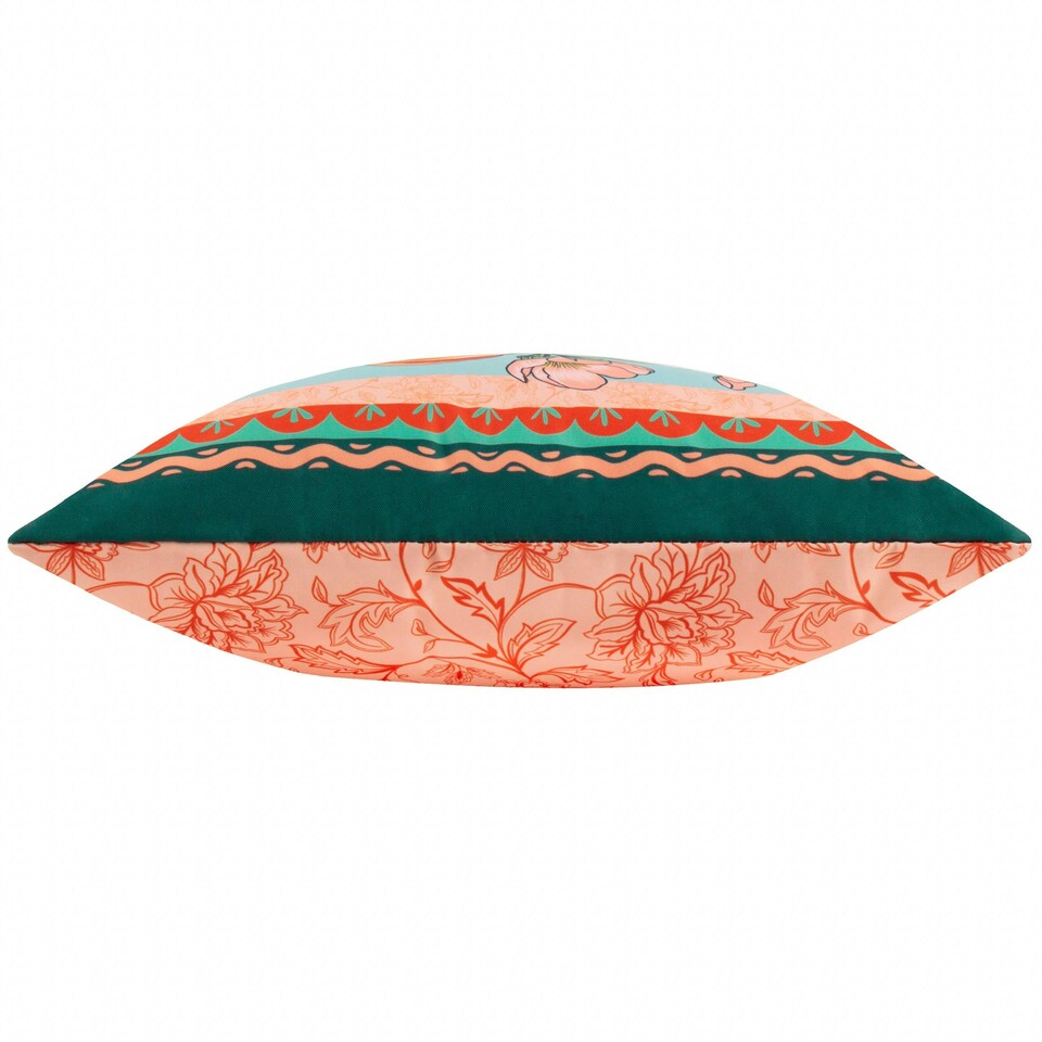 image 1 of furn. Anemone Peaches Multicolour Outdoor Cushion 45 x 45cm Multi
