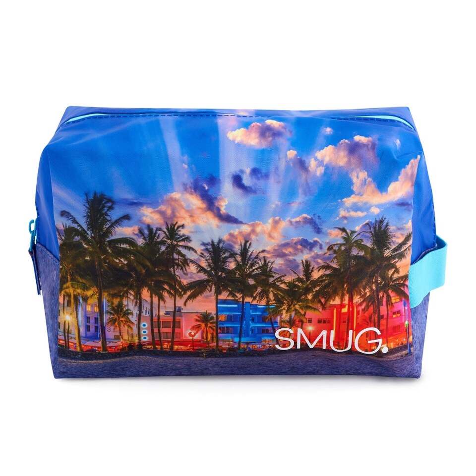 image 1 of SMUG Wash Bag - Miami Print