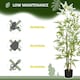 image 7 of Artificial Plant Bamboo Artificial Tree Height 120 cm with Pot