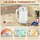 image 4 of HOMCOM 1.7L 3000W Rapid Boil Kettle and 4 Slice Toaster Set Crumb Tray White