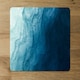image 2 of abstract blue liquid fluid (Placemat & Coaster Set)