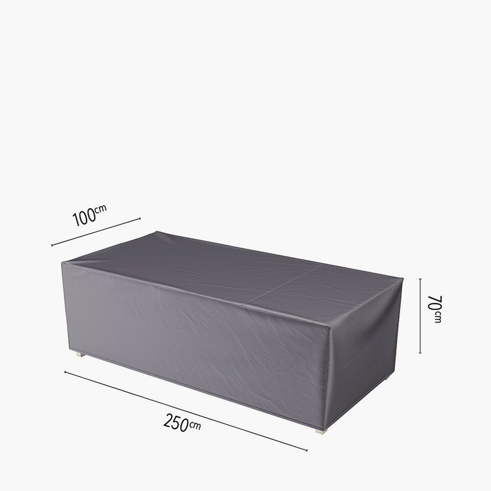 image 1 of Platinum AeroCover Waterproof and Breathable Ripstop Polyester Outdoor Bench Cover W250 x D100 x H70 cm