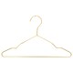 image 4 of Harbour Housewares Metal Children's Hangers - Gold - Pack of 20