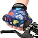 image 2 of Meteor Kids Bike Gloves – Breathable, Non-Slip, Padded for Comfort & Safety | Blue | Hearts | XS