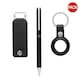 image 1 of Swiss Peak Tula Recycled PU Pen Gift Box Set (Pack of 3) - Black - One Size