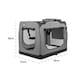 image 5 of KCT Extra Large Grey Fabric Pet Carrier Crate Travel Transport Bag for Cats and Dogs