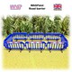 image 1 of Slot Car Trackside Scenery Blue Road Barriers x 8 1:32 Scale WASP