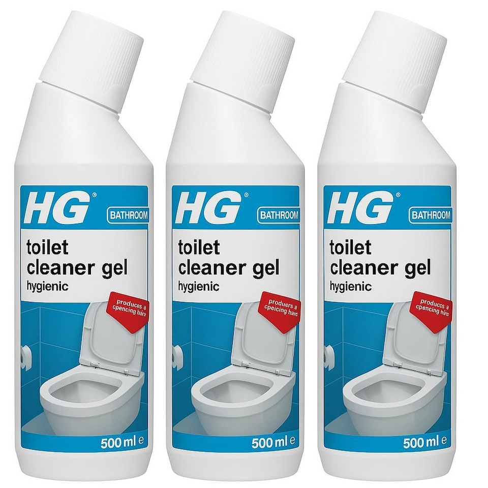 HG toilet cleaner gel hygienic - 3PK