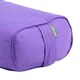 image 2 of Yoga-Mad Rectangular Buckwheat Yoga Bolster - Grey - One Size