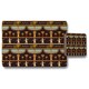 image 2 of Orange & Black Hieroglyphs (Placemat & Coaster Set)