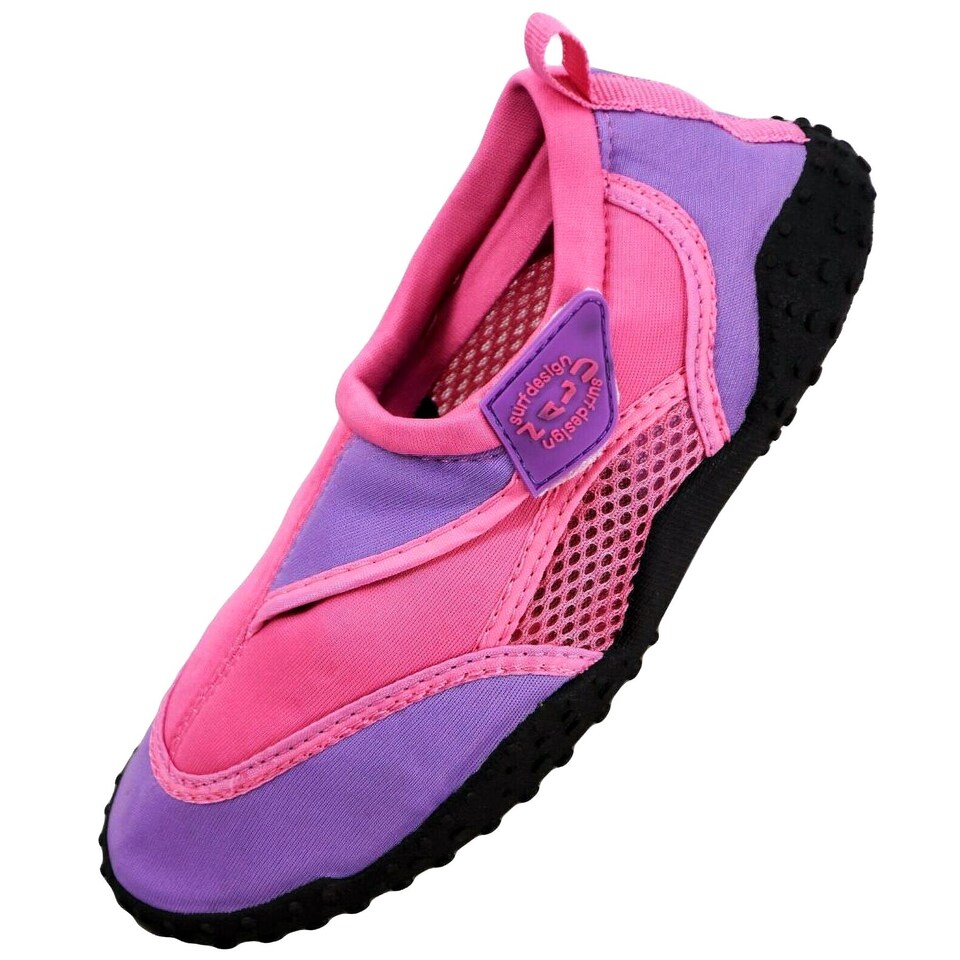 image 1 of GEEZY Aqua Water Shoes for Women Beach Surfing Holidays - Pink, UK Adult 6