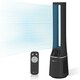image 1 of PureMate 42-Inch Bladeless Tower Fan with Air Purifier – Black
