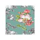 image 1 of Bright Flower On Green Splash Back | White