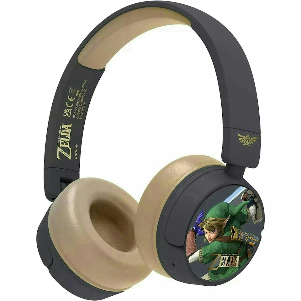 OTL The Legend of Zelda Kids Wireless Headphones Grey