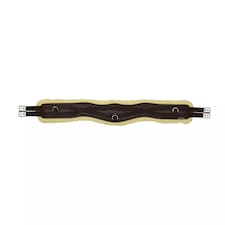 HyCOMFORT Fleece Horse Jumping Girth | Brown | Brown/Natural | 36in | 1