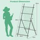 image 3 of COSTWAY 190 cm Tall Garden Trellis Vertical Plant Support