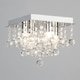 image 3 of BHS Tampa Small Bathroom Flush Ceiling Light, Chrome