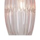 image 3 of First Choice Lighting Facet Antique Brass with Pink Faceted Glass Pendant Shade Pink | Bronze