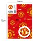 image 3 of Manchester United FC 2 Sheets & 2 Tags Gift Wrap