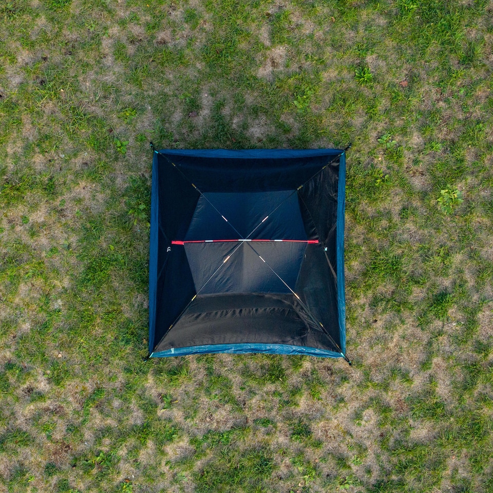 image 1 of Decathlon 3-person camping tent, MH100 - Fresh & Black