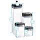 image 3 of Argon Tableware 5 Piece Flip Lock Plastic Food Storage Containers Set - White