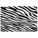 image 1 of Print Of Zebra Stripes Designer Rug | Multi