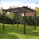 image 2 of Premium Pergola - Wood - L180 x W240 x H270 cm - Rustic Brown