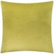 image 2 of Paoletti Evoke Cut Velvet Cushion Cover Green